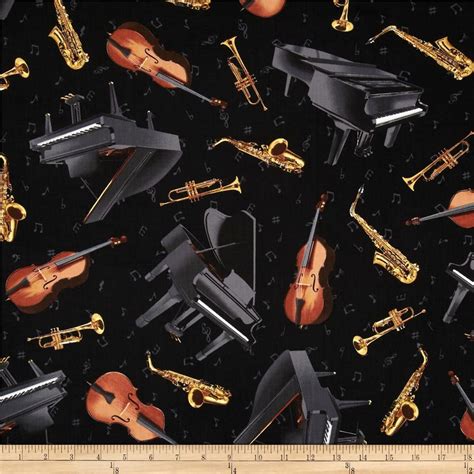 Timeless Treasures Musical Cotton Fabric by the Yard 